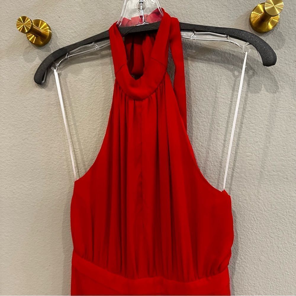 Yumi Kim | Small | Rocio High Demand Halter Maxi Dress Red Revolve red dress - Picture 6 of 11
